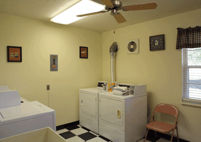 Washing room at Coalton Senior Village